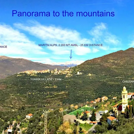 Σπίτι διακοπών Panoramic Townhouse Casa Del Borgo Chiusanico
